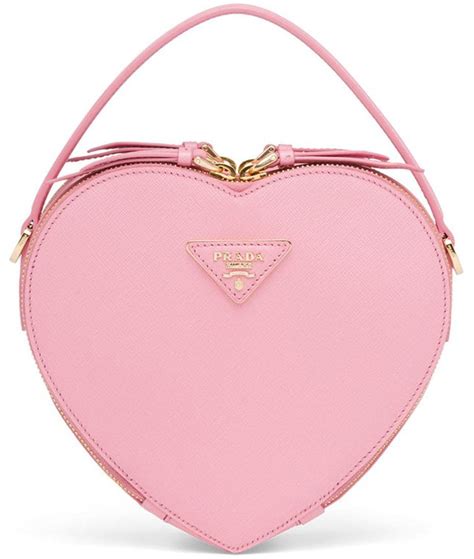 prada heart shaped bag.